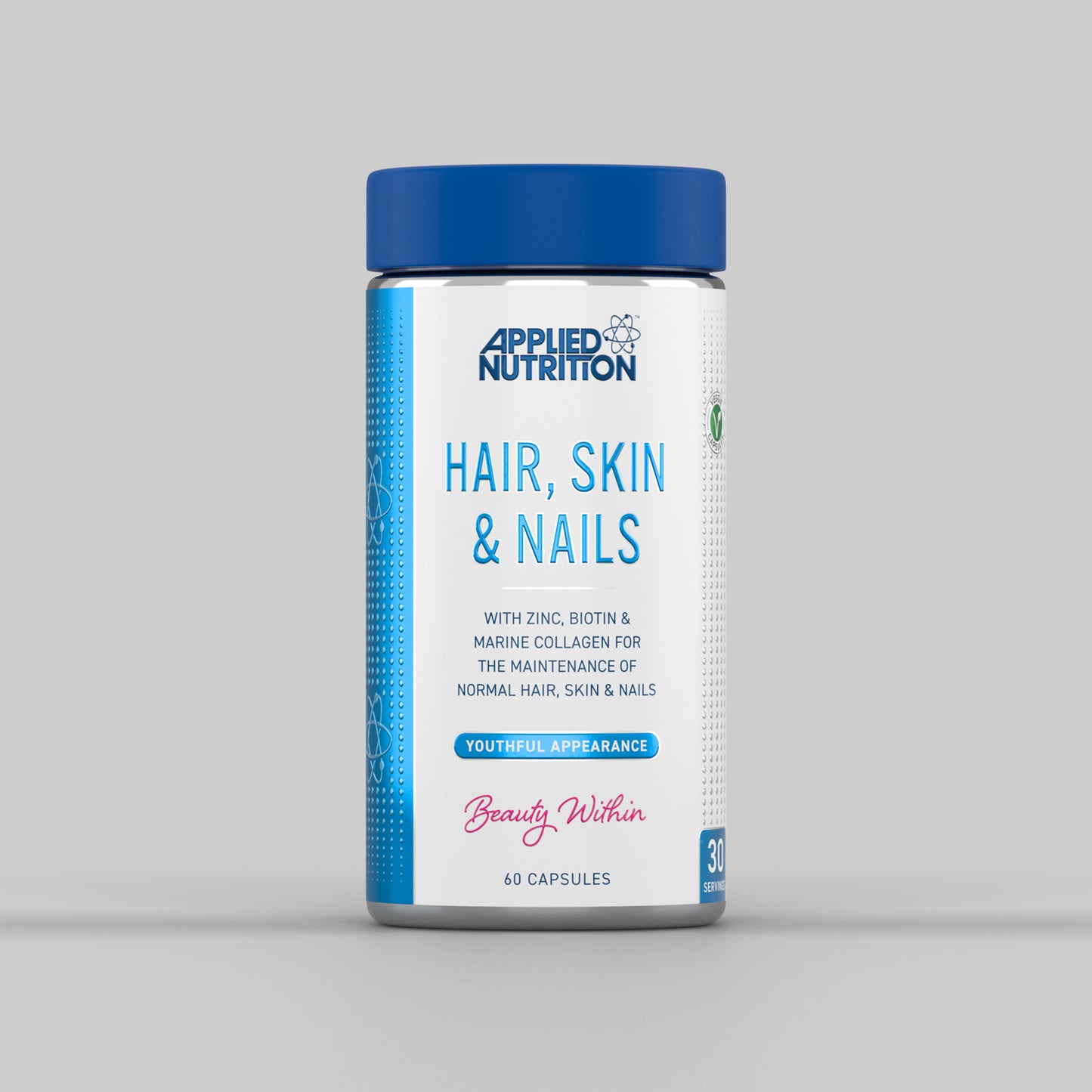 Hair Skin and Nails Collagen Capsules - 30 Servings