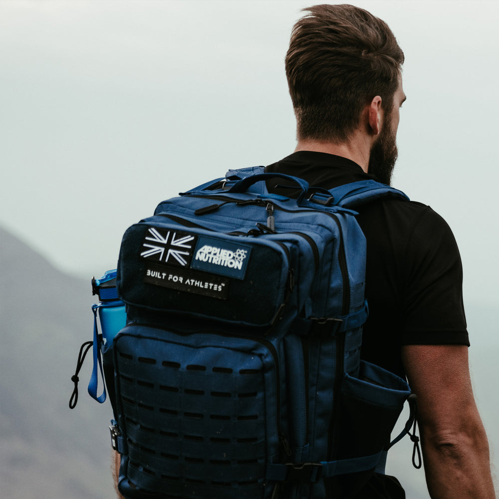 Built for Athletes Backpack 45L Blue - Limited Edition – Applied Nutrition  Ltd